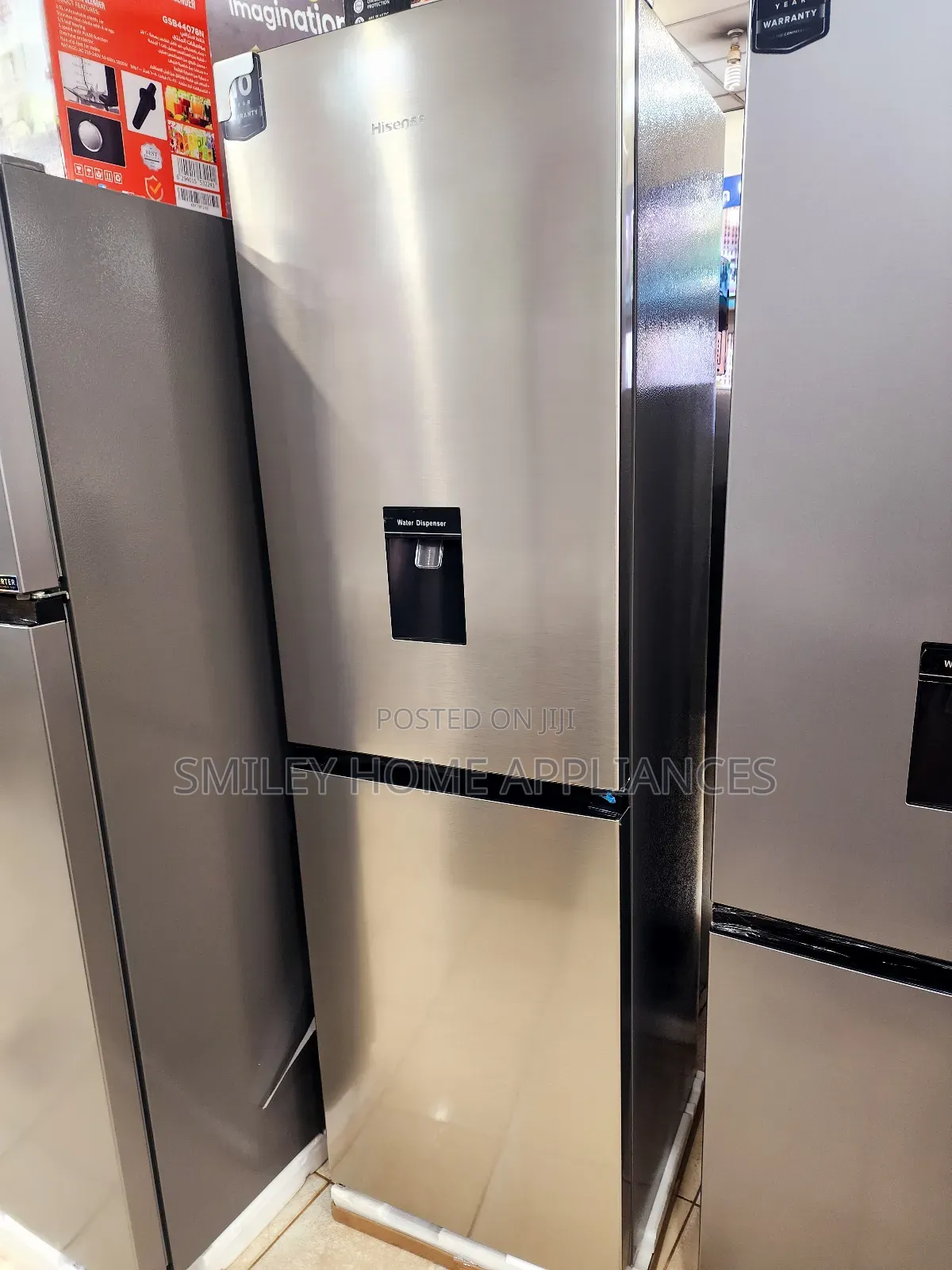 390ltrs Hisense Frost Free Refrigerator With a Wine Shelf