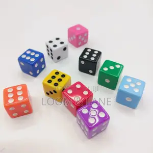 5pcs High Quality Lucky Dotted Dices