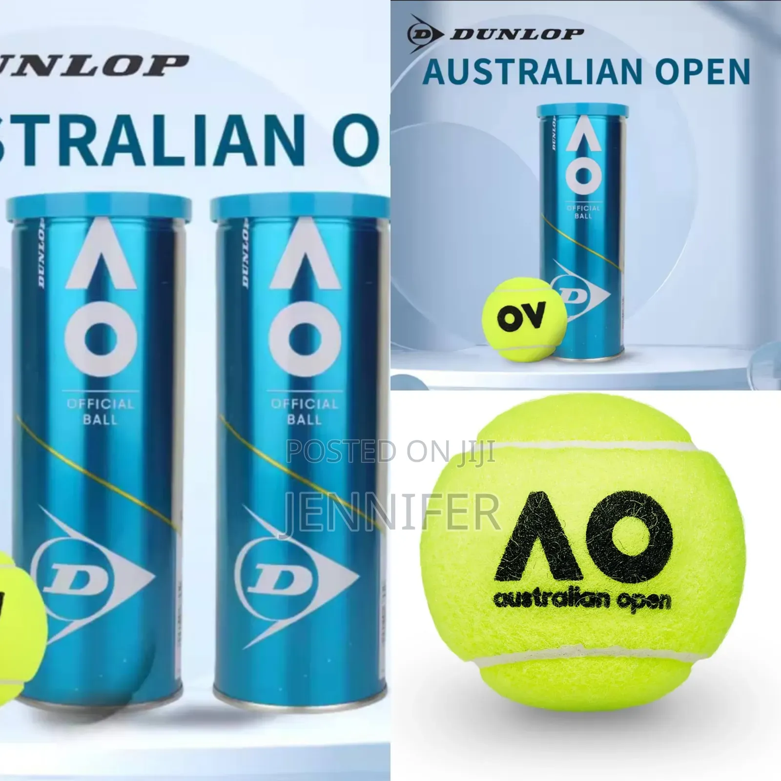 Original Dunlop Rubber Tennis Ball, Size Regular (Green)