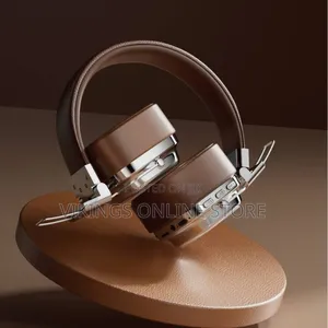 Porodo Soundtec Vintage Wireless Enc Headphones - Brown