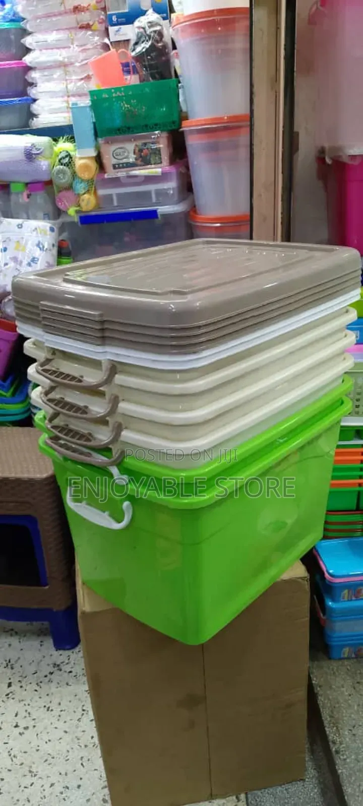 Storage Boxes Plastic Heavy-Duty Type