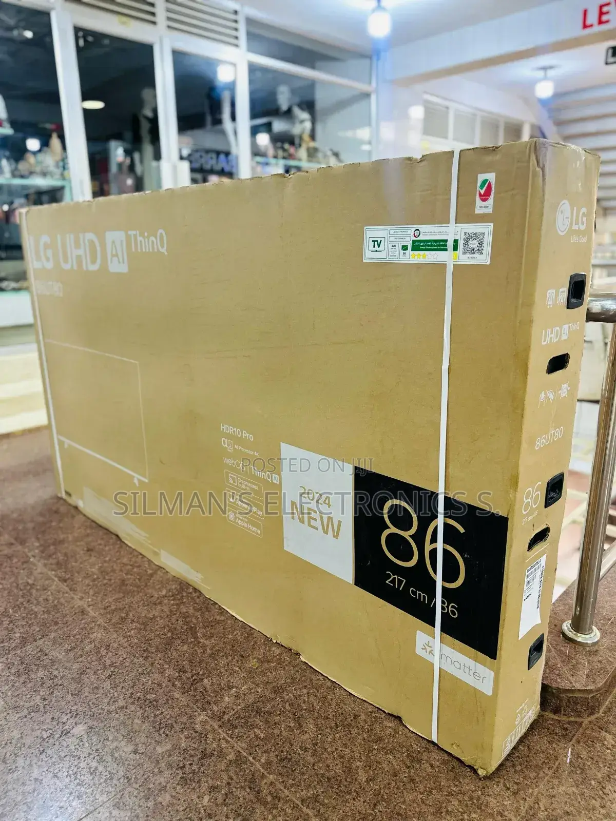 High End Lg 86" Ut80 Uhd Smart Tv 2024 Model