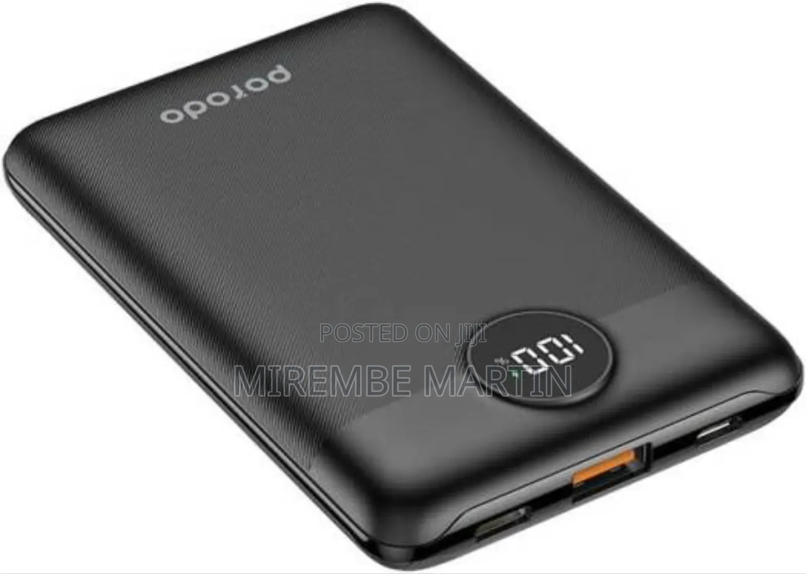 Porodo Super Slim 20w Power Bank 10000mah - Pd-Pbfch006-Bk