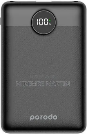 Porodo Super Slim 20w Power Bank 10000mah - Pd-Pbfch006-Bk