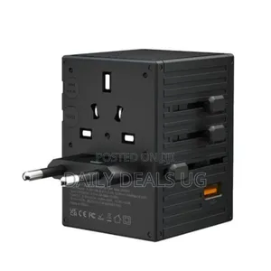 Porodo Gan 5-Port Travel Block Universal Charger
