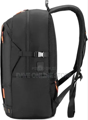 Porodo Gaming Pu Laptop Backpack With Usb-C Port - Black