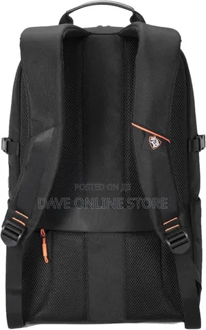 Porodo Gaming Pu Laptop Backpack With Usb-C Port - Black