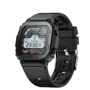 Porodo Nomad Smart Watch, 1.54" Screen, 290mah - Black