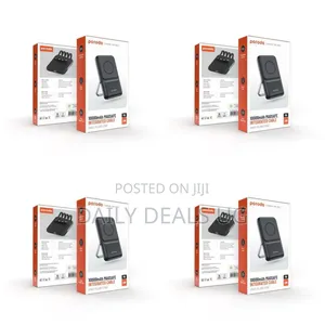 Porodo 10000mah Magsafe Intergrated Cable Powerbank - Black