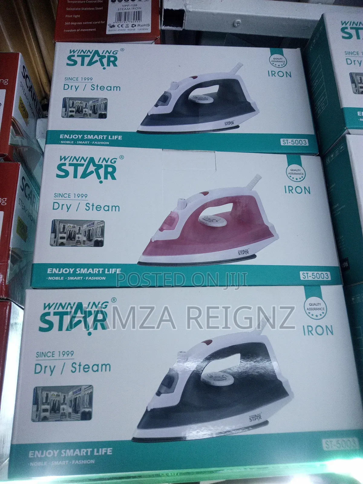 Cloth Iron 1600 Watt (Winning Star Dry/Steam)