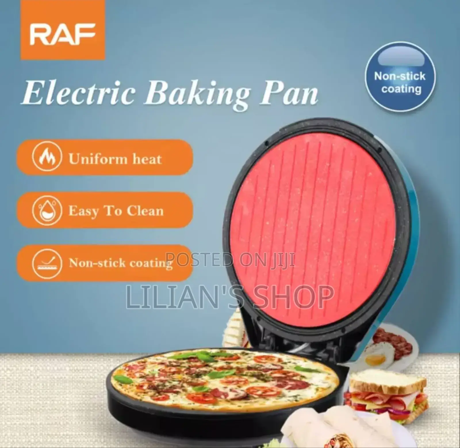Raf R.511 Electric Multi-Function Pan Pizza Bread Maker