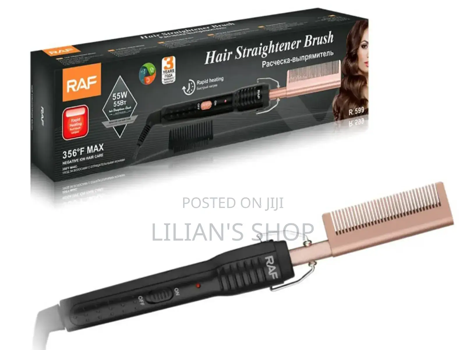 Raf Hair Straightener Brush