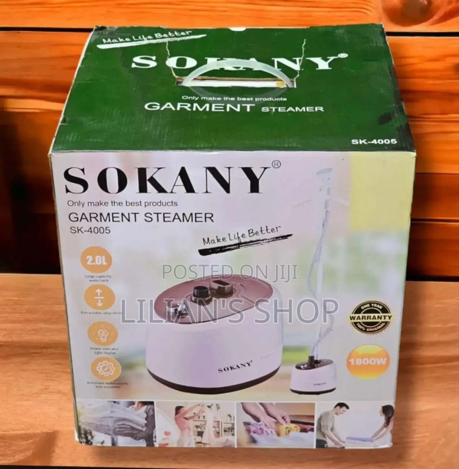 Sokany 2.0litres Heavyduty Garment Steamer