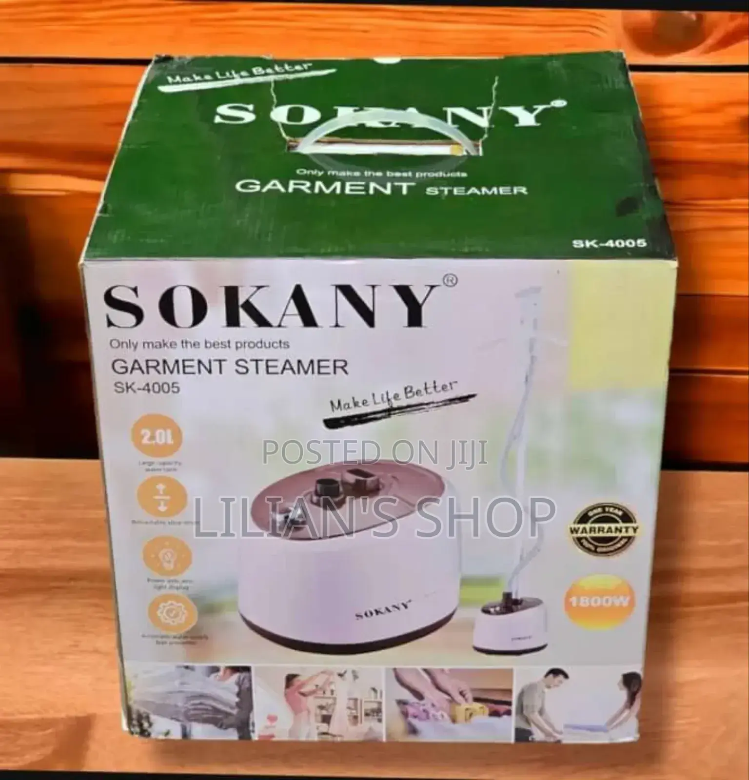 Sokany 2.0litres Heavyduty Garment Steamer