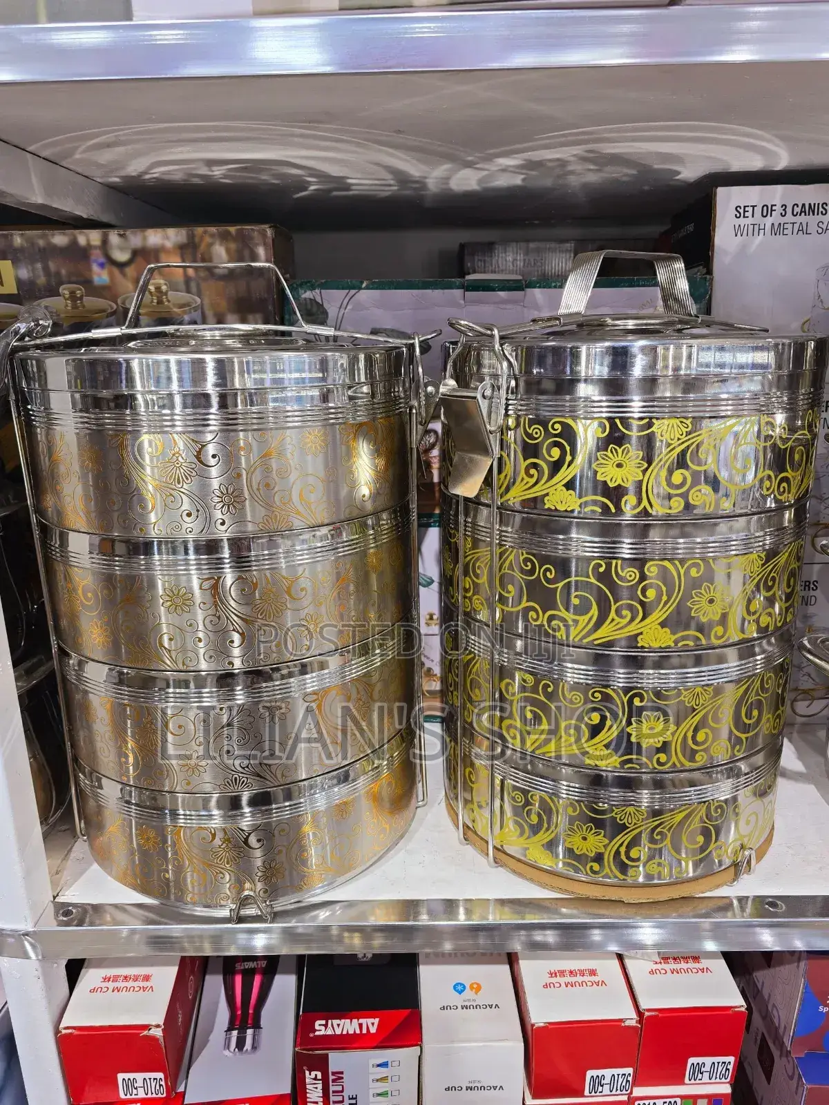 4tier Large Stainless Steel Food Flask