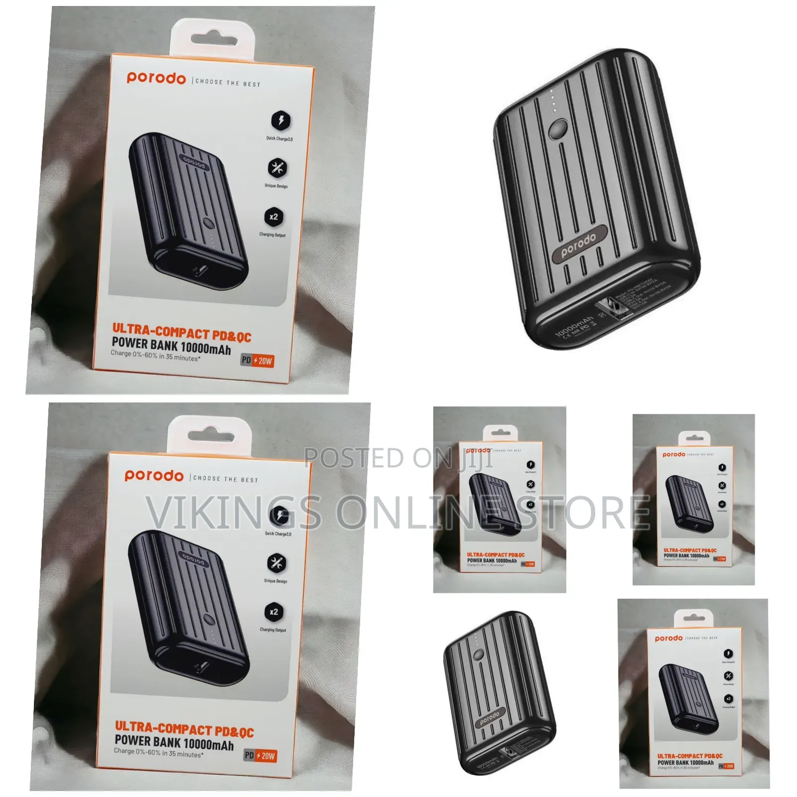 Porodo Ultra-Compact Pd Qc Power Bank Pd20w