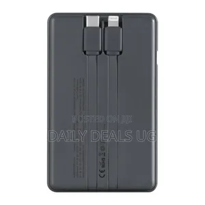 Porodo 10000mah Slim Power Bank Pd 22.5w -Black