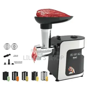 Raf 10 in 1 Multifunction Meat Grinder With Sausage Pipe