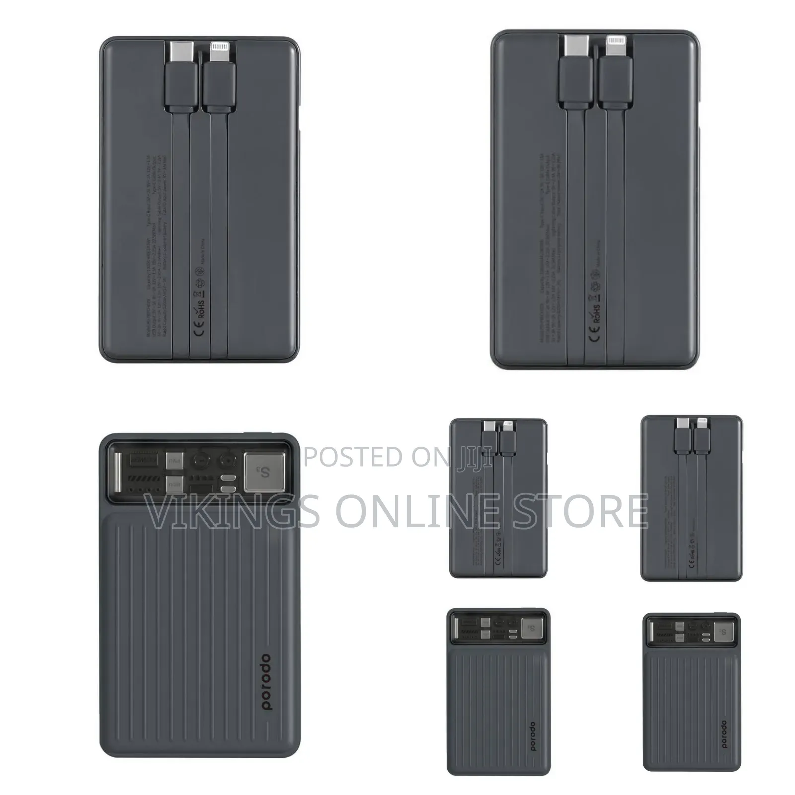 Porodo 10000mah Slim Power Bank