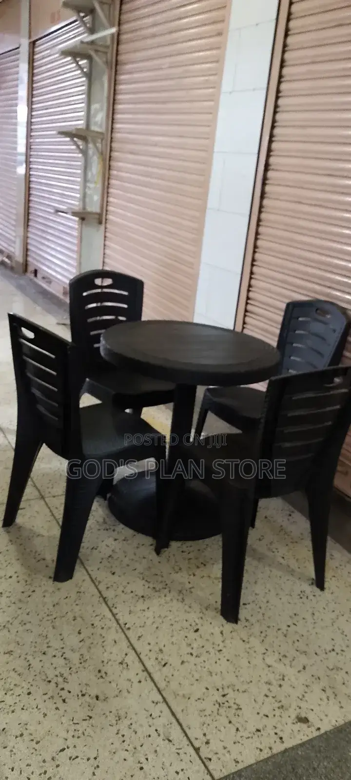 Restaurant and Bar Plastic Chairs (Black)