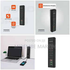 Porodo 85w Multi-Port Usb Charging Hub - Fast Charging