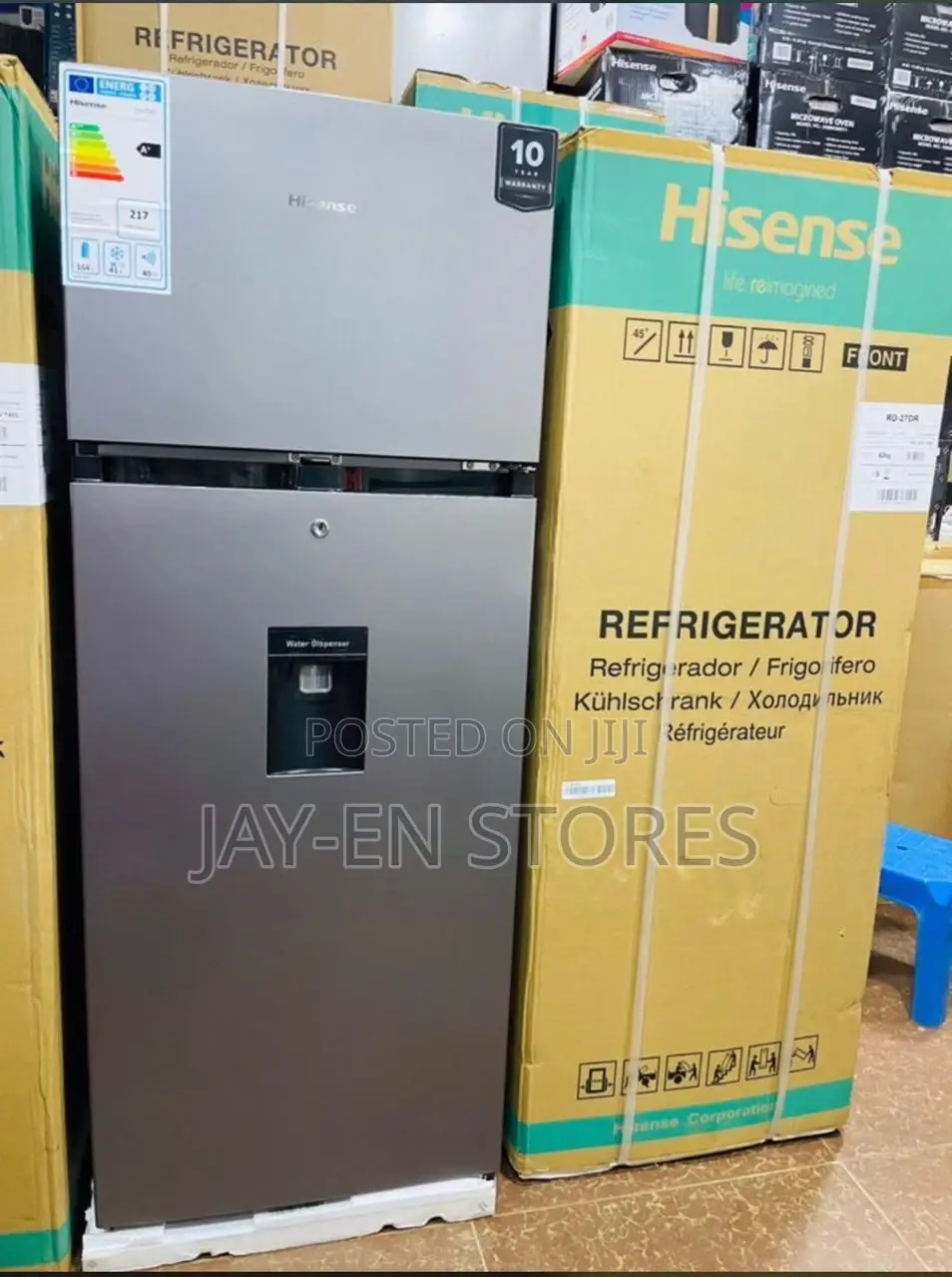 270 Litres Hisense Fridge With a Dispenser
