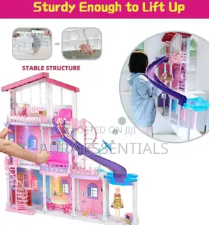 Large Kids Barbie Dream House Play Toy