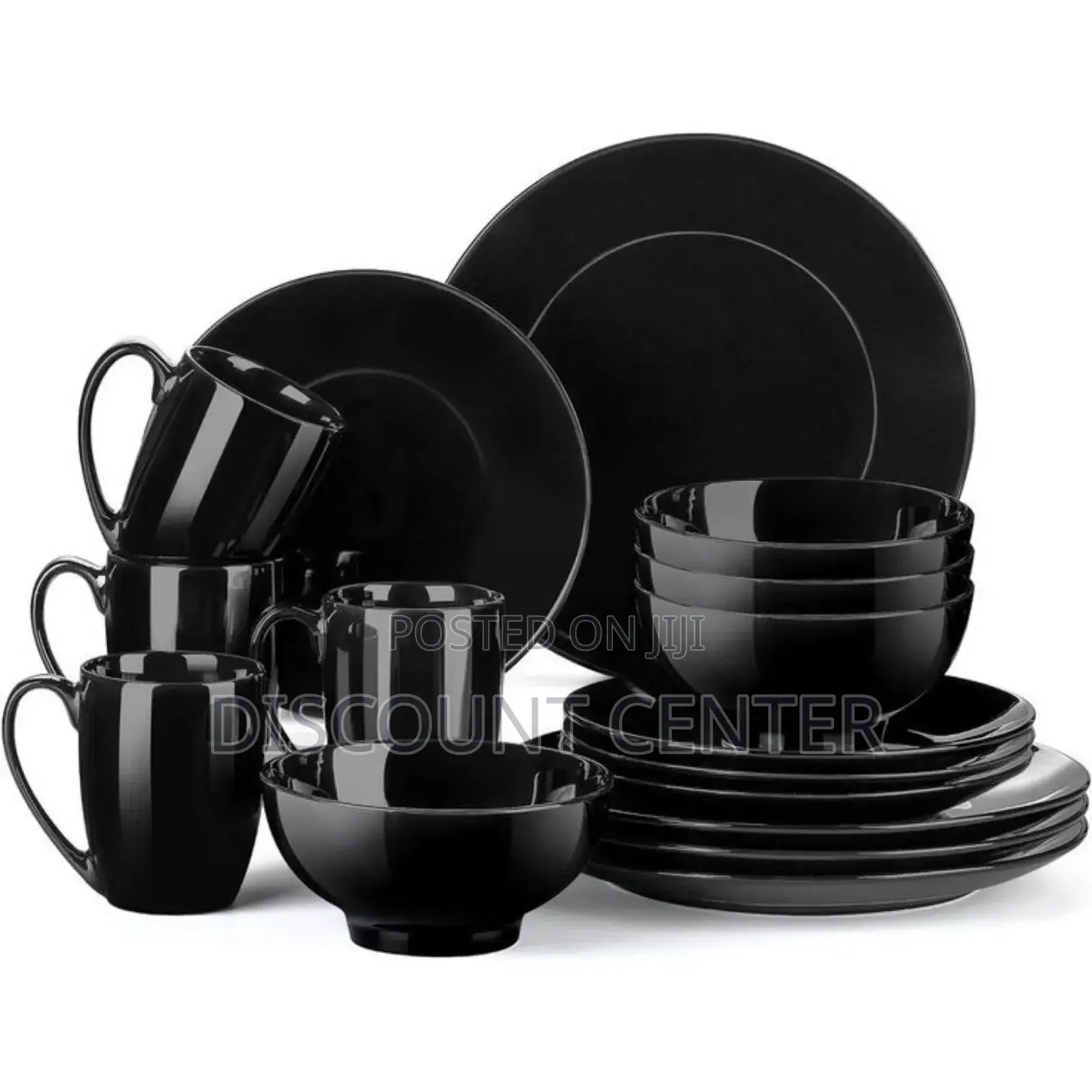 Dinner Set Black 16pieces