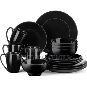 Dinner Set Black 16pieces