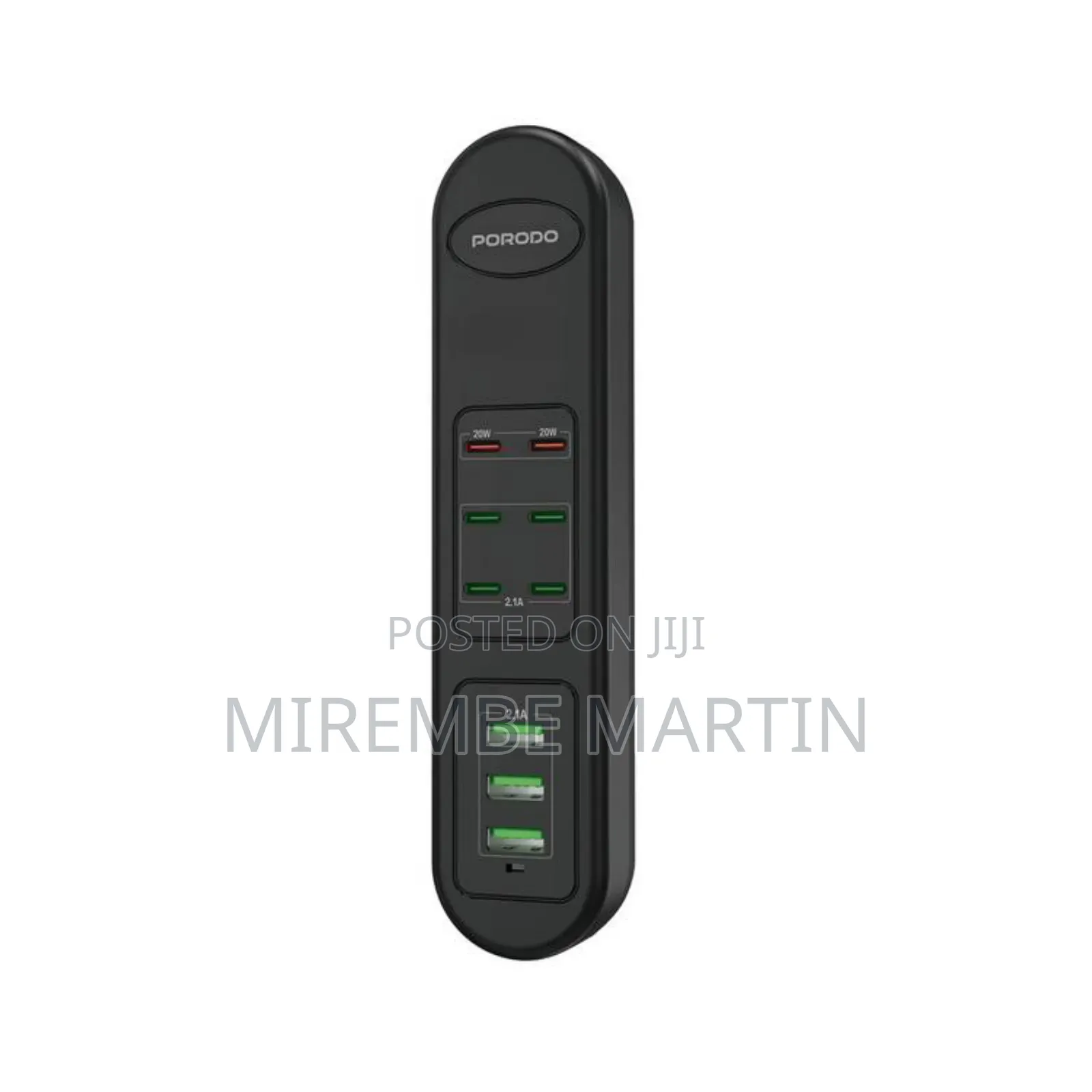 Porodo 50w Multi-Port Usb Charging Hub With 20w