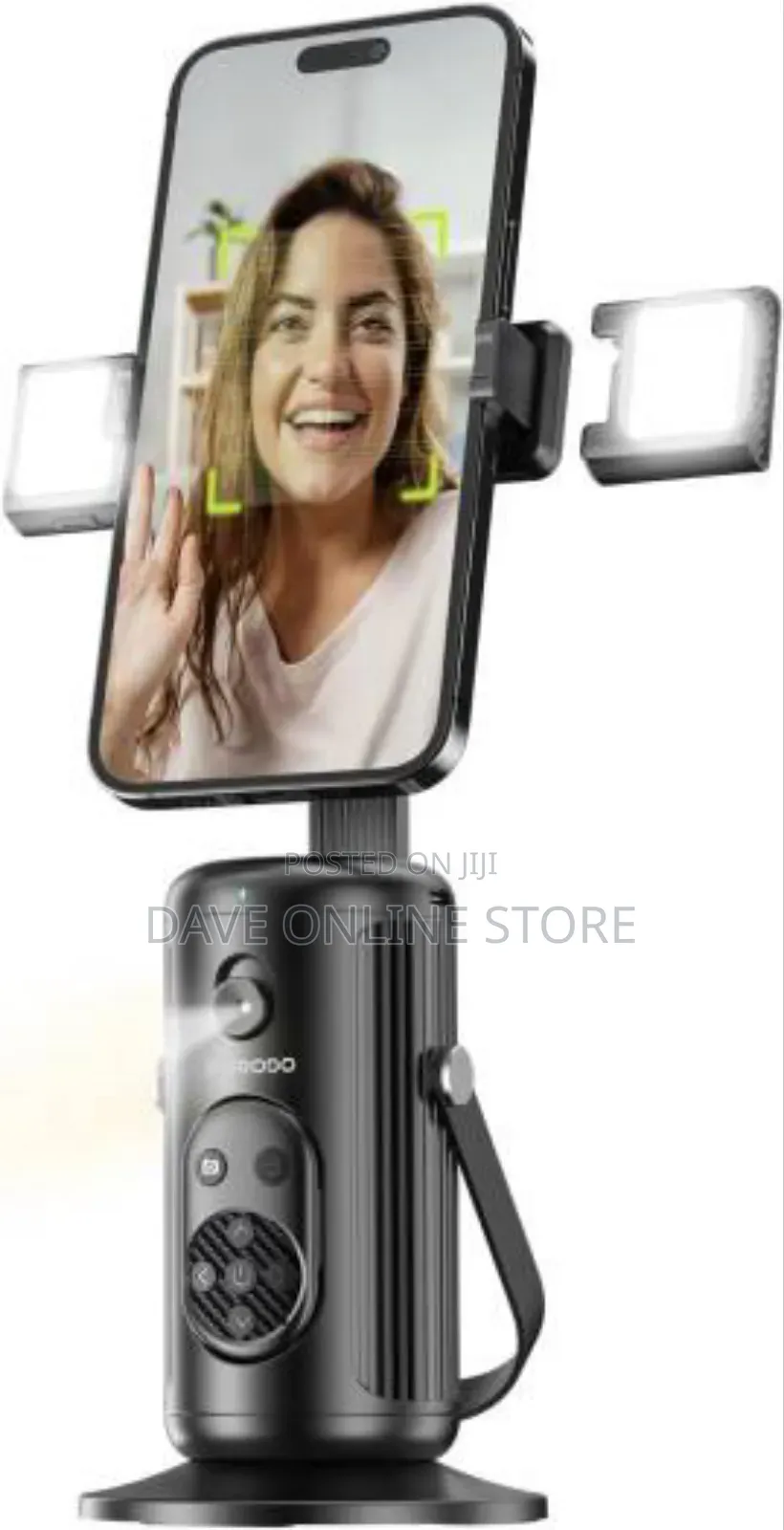 Porodo Face Tracking Smart Mount, 1800mah Battery Capacity,