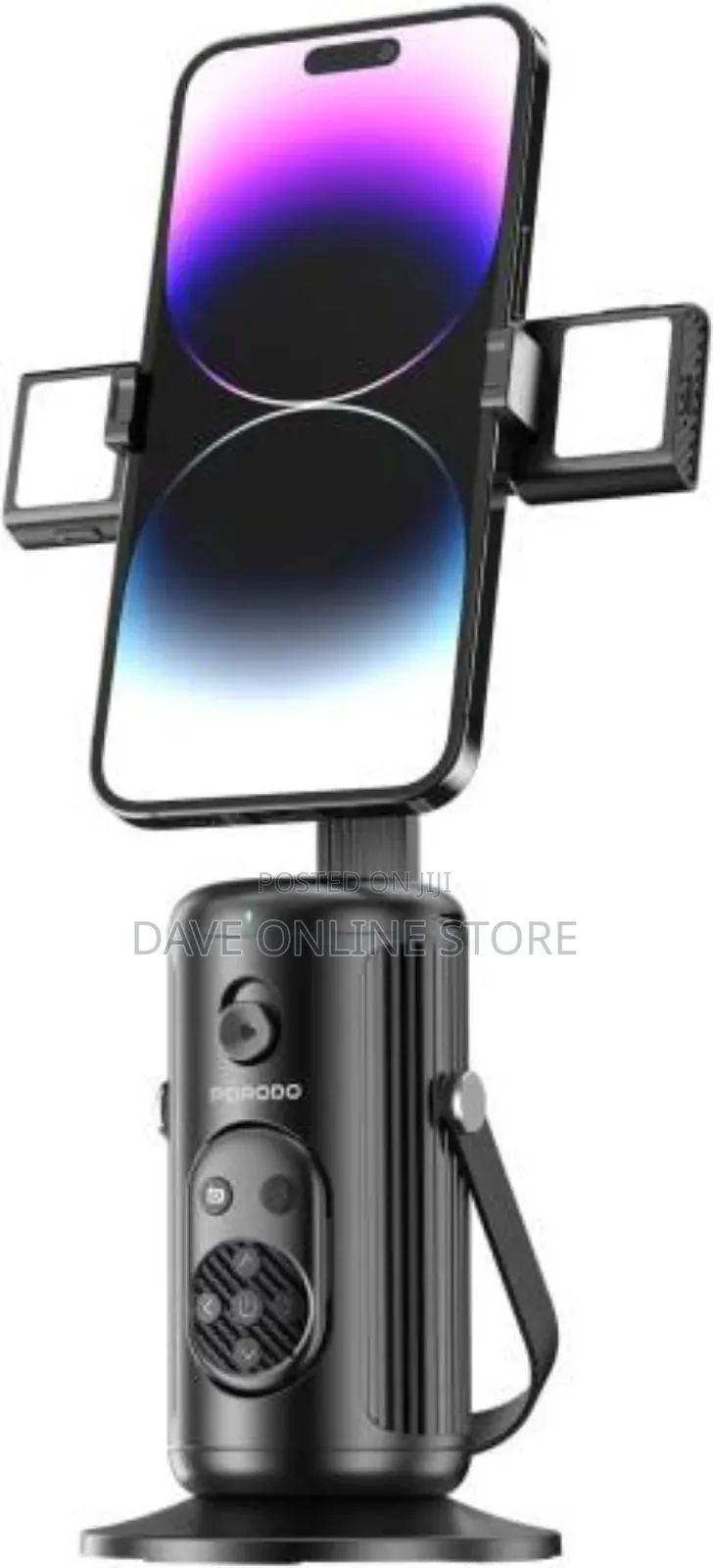 Porodo Face Tracking Smart Mount, 1800mah Battery Capacity,