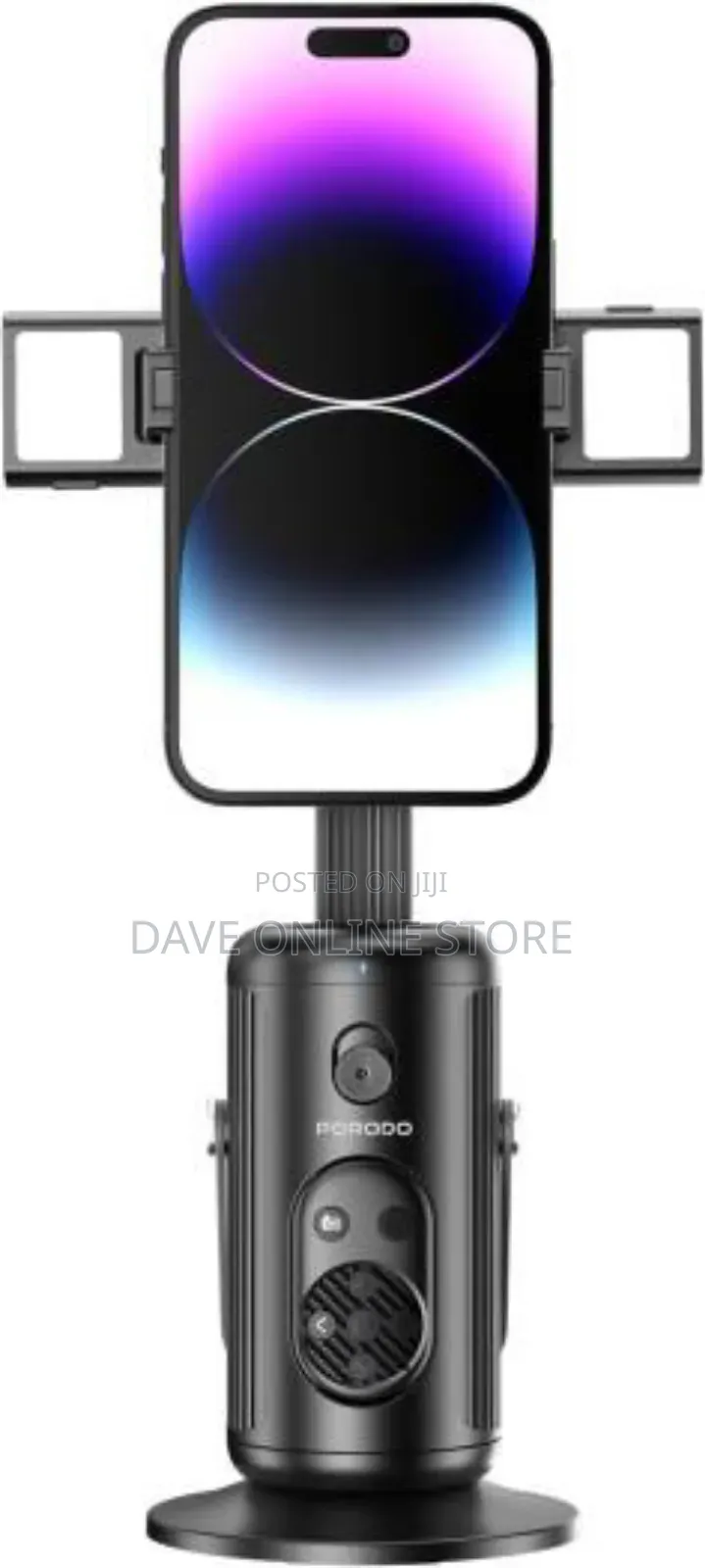 Porodo Face Tracking Smart Mount, 1800mah Battery Capacity,