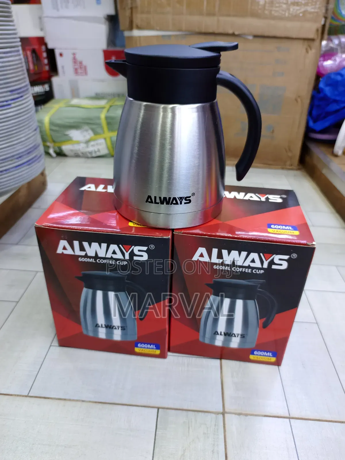 600mls Always Coffee Cup Flask