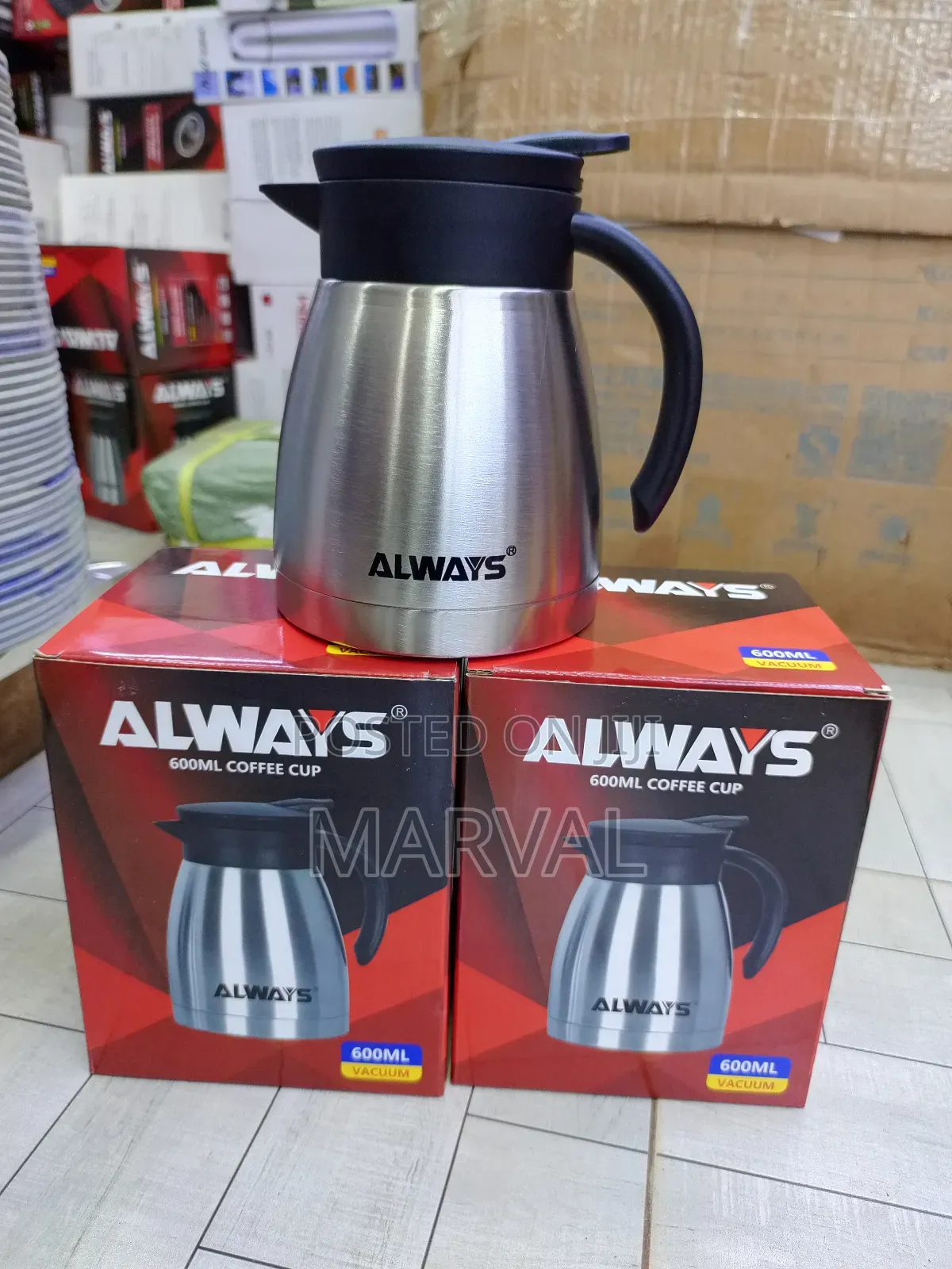 600mls Always Coffee Cup Flask