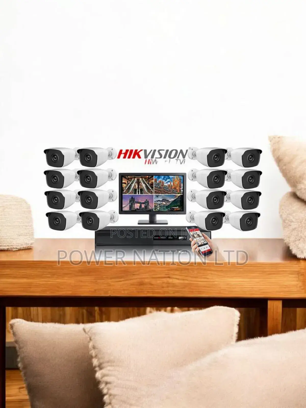Large Taboo 16 Channel CCTV Camera Full Set Boom Booster