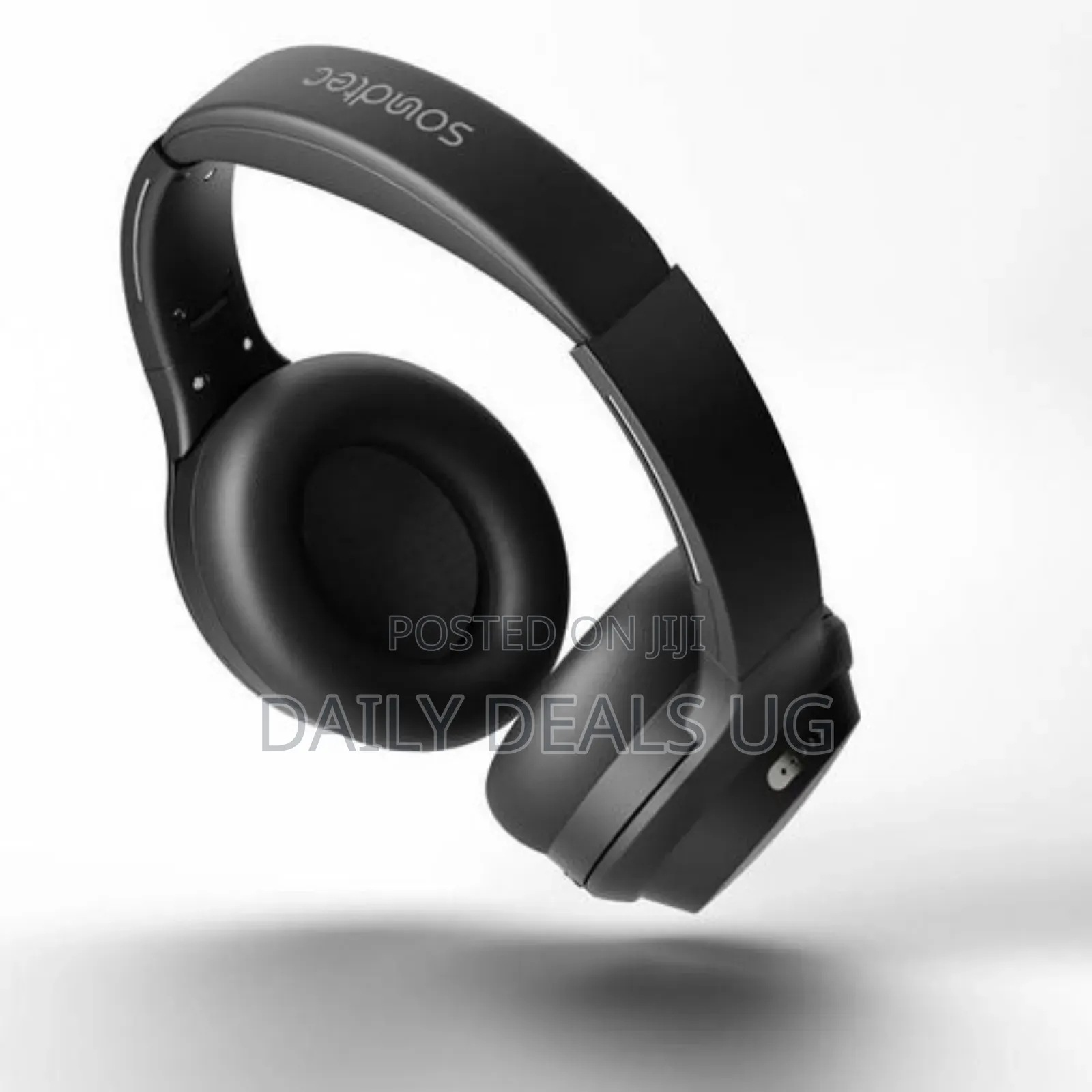Porodo Soundtec Hush Wireless Over-Ear Anc Black
