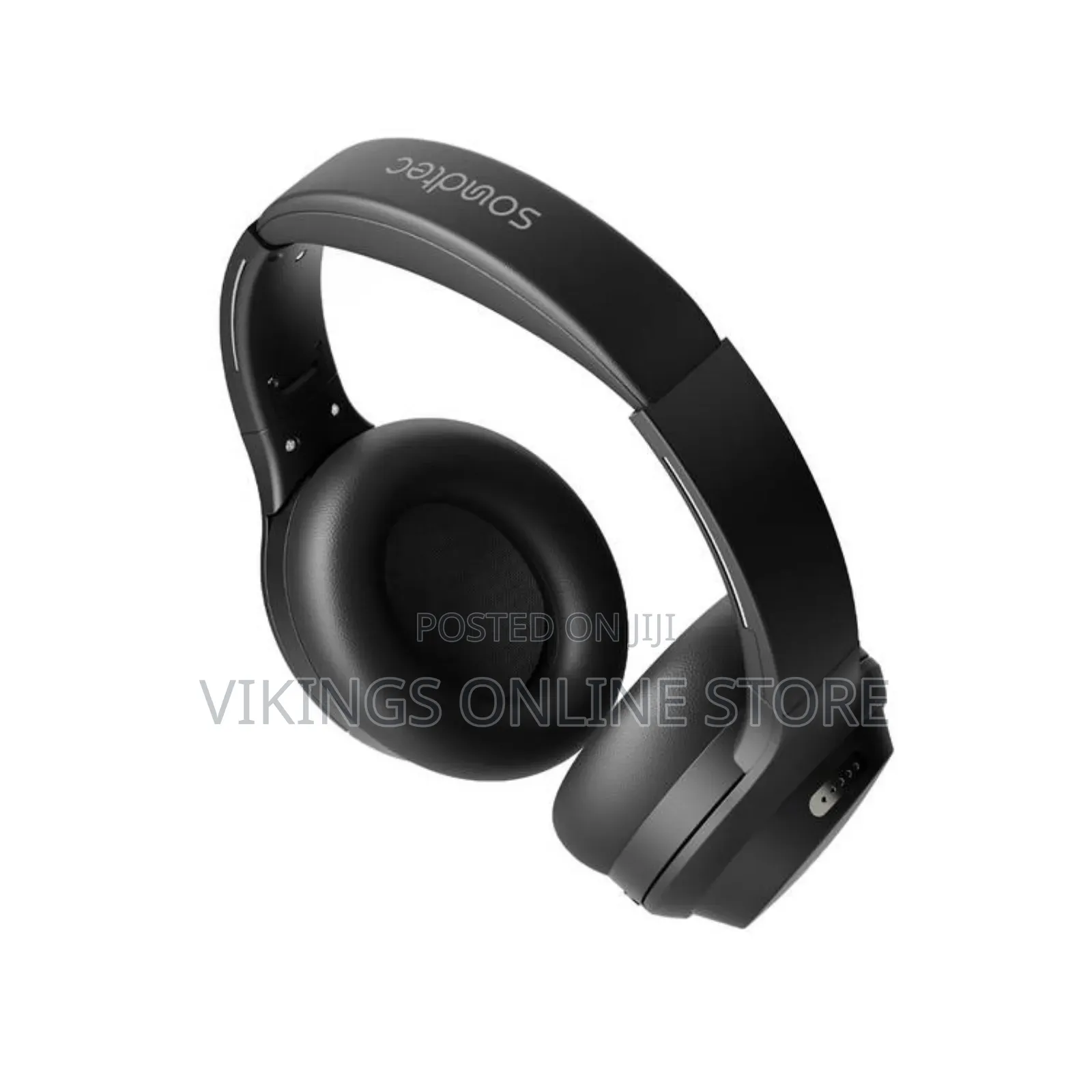 Porodo Soundtec Hush Wireless Anc Headphone - Black