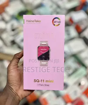 Haino Teko Sq11 Mini Gold Pink Smart Watch For Ladies