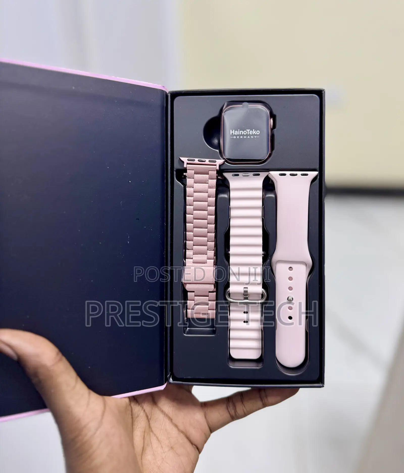 Haino Teko Sq11 Mini Gold Pink Smart Watch For Ladies