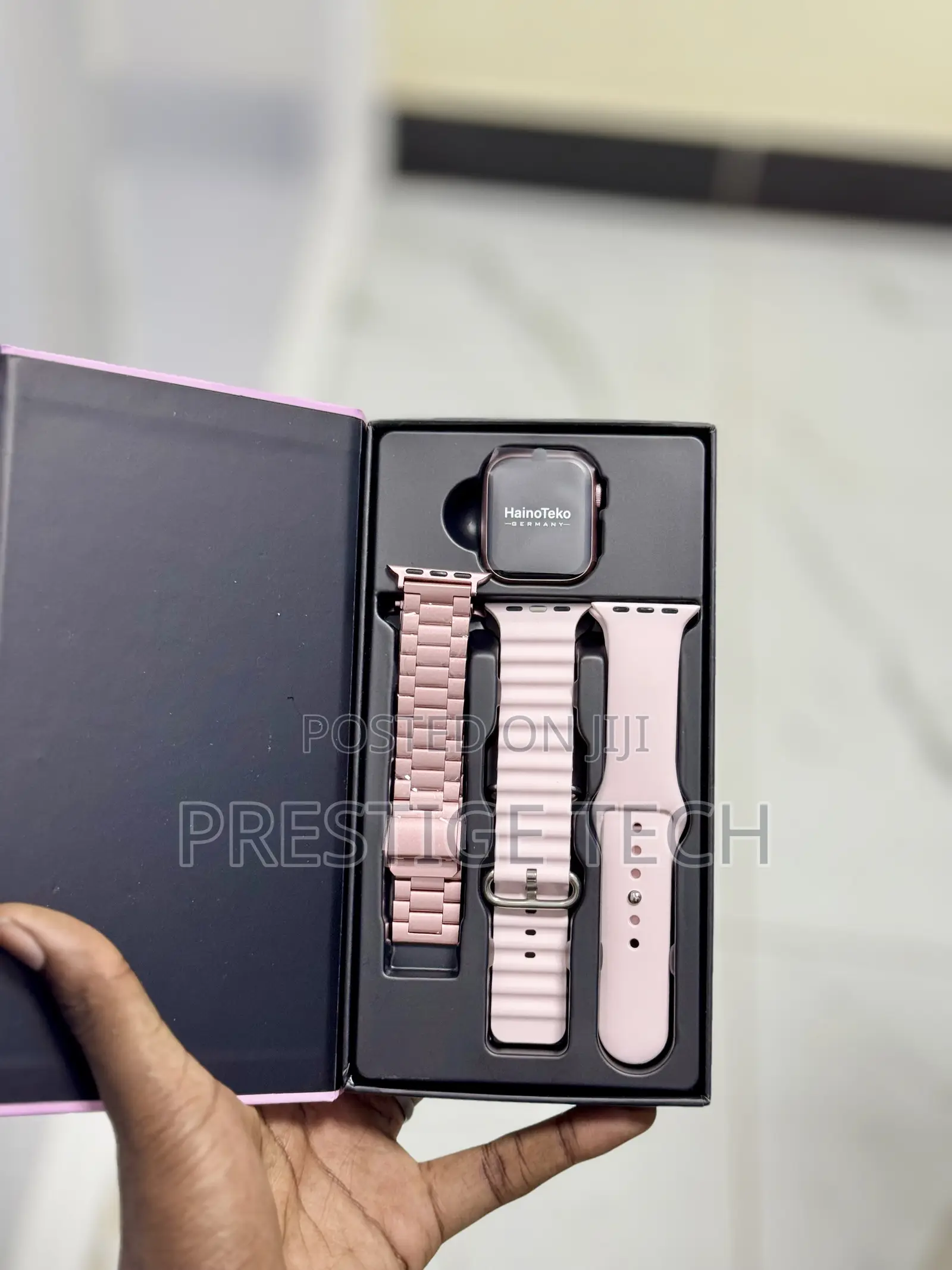 Haino Teko Sq11 Mini Gold Pink Smart Watch For Ladies