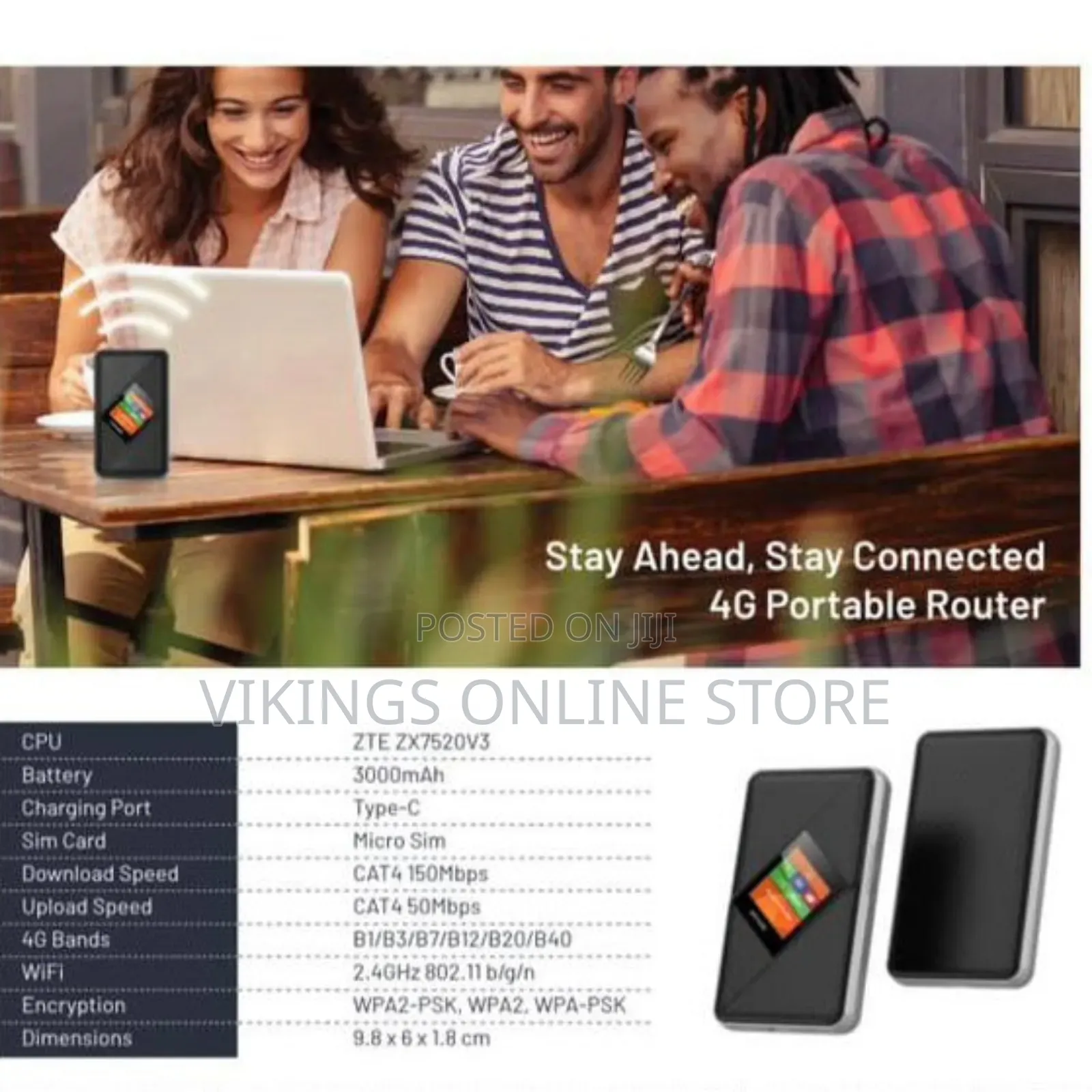 Porodo 4g Portable Router
Sku P244