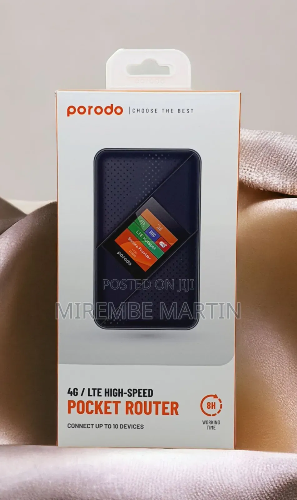 Porodo 4g/Lte High-Speed Pocket Router Sku : 33012