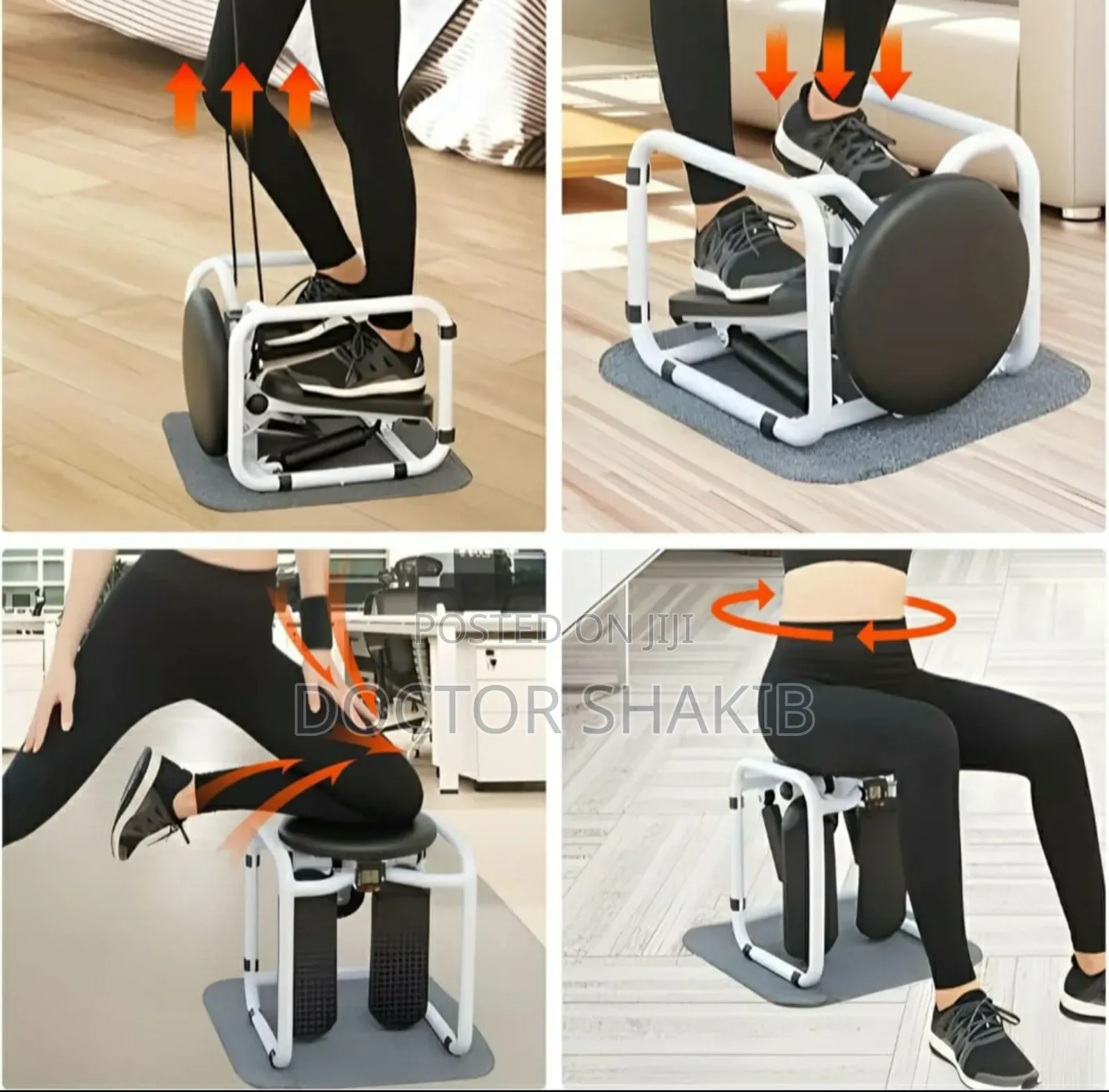 New 3 in 1 Heavy-Duty Cardio Exercise Stepper Machine
