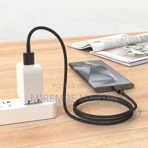Porodo Usb a to C PVC Cable, 480mbps Speed 3m Cable - Black