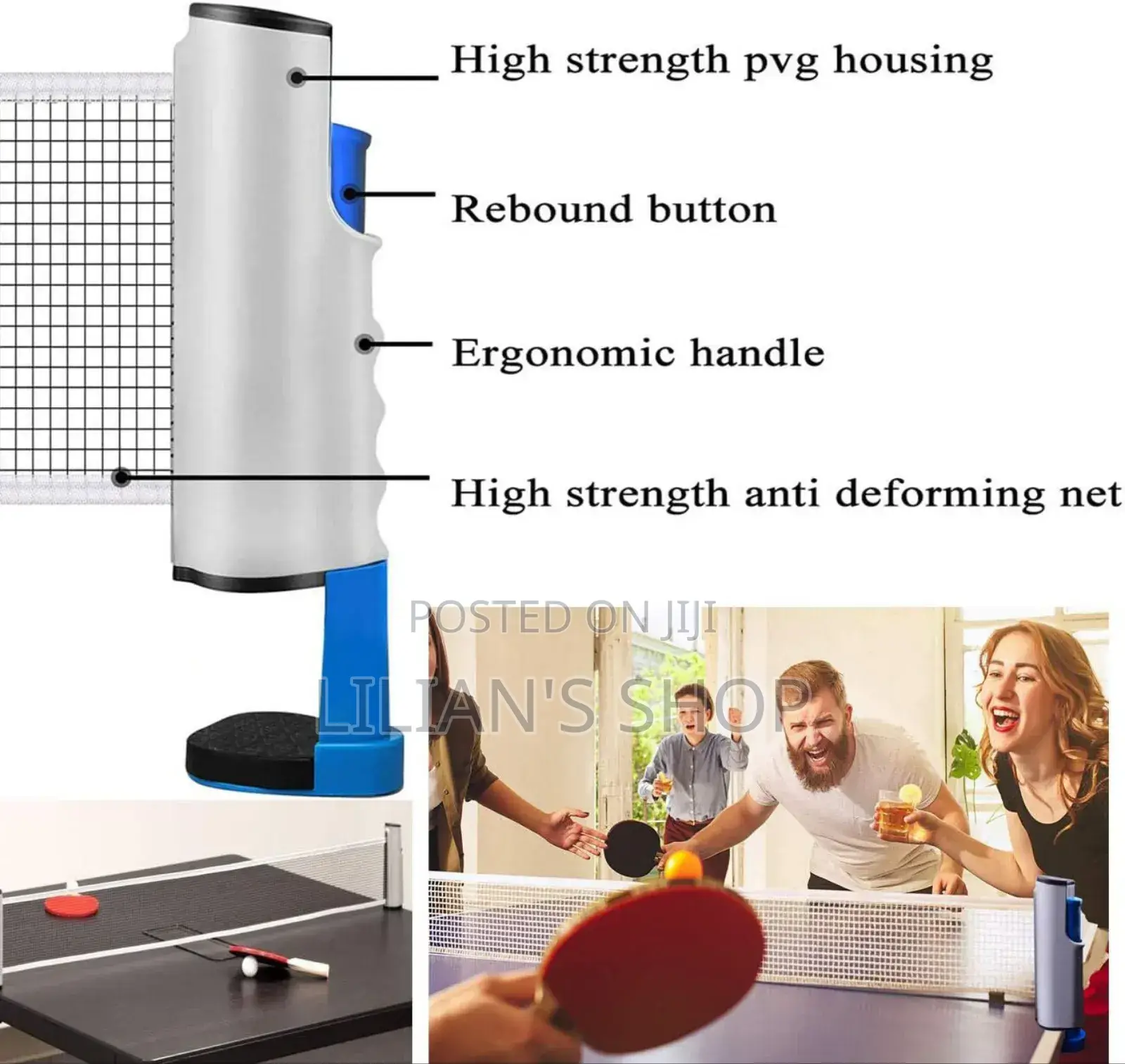 Retractable Table Tennis Net