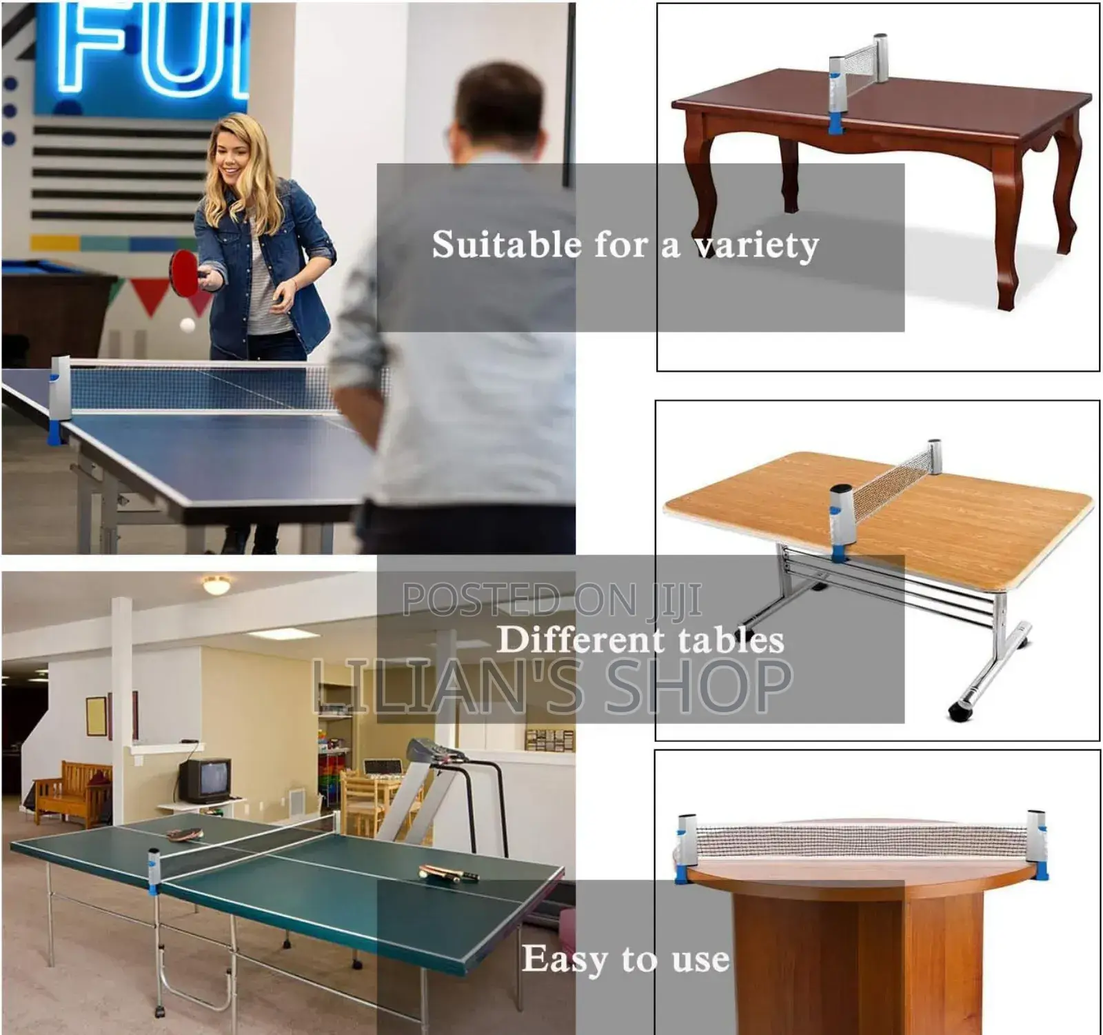 Retractable Table Tennis Net