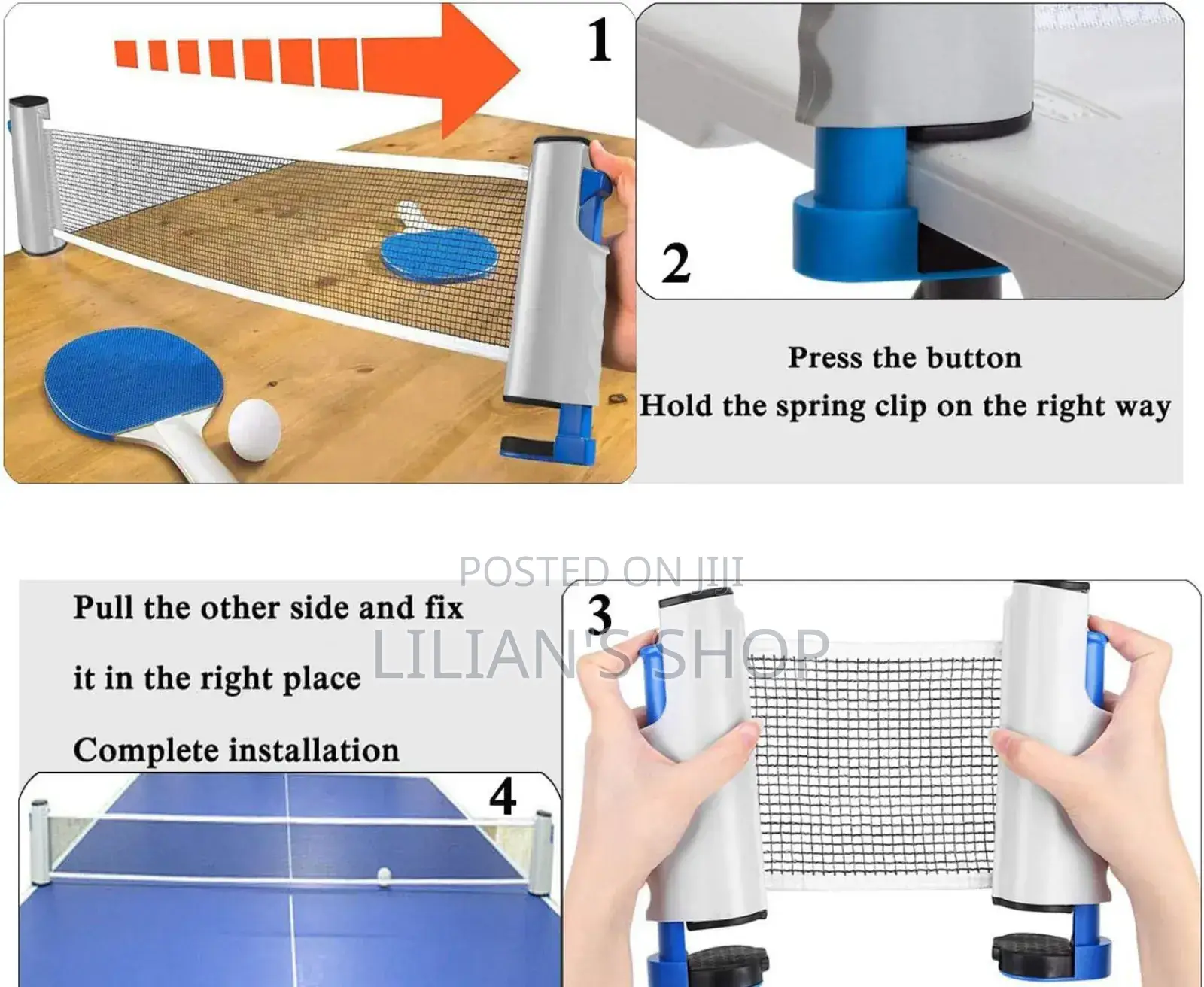 Retractable Table Tennis Net