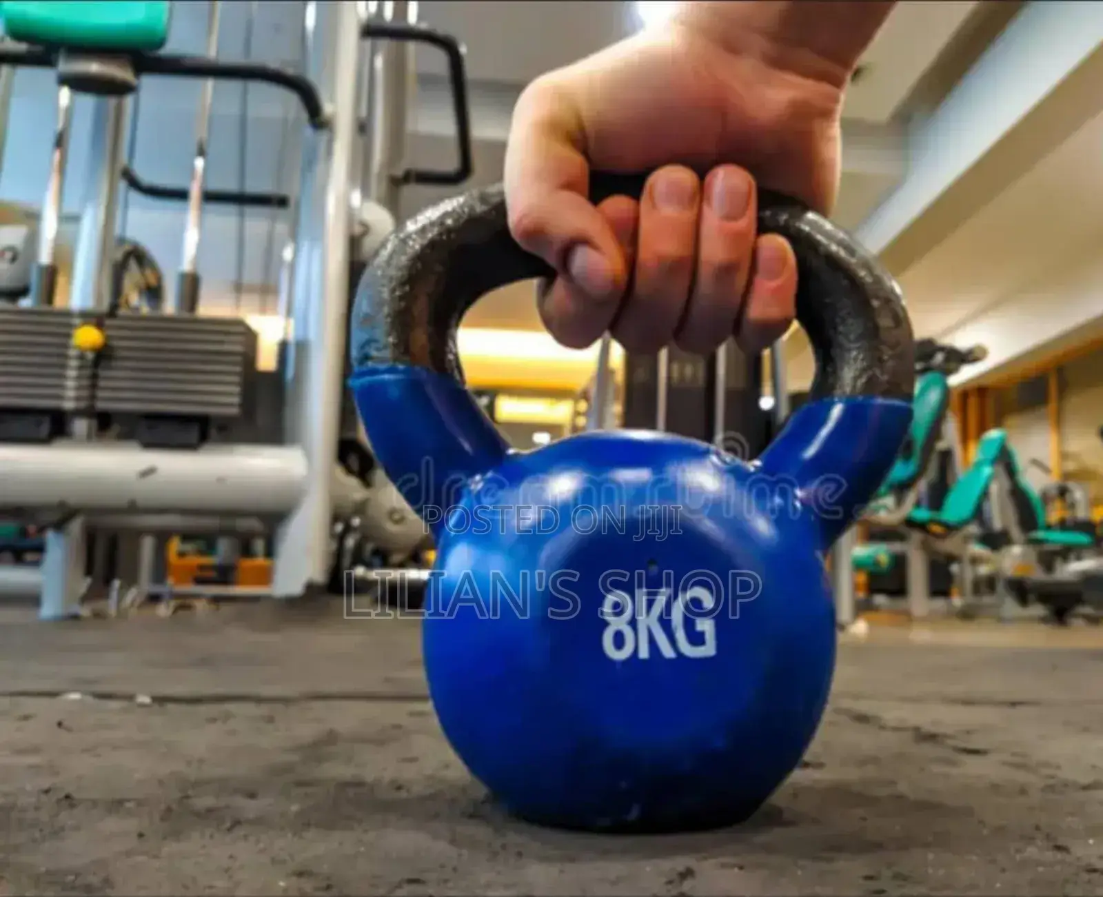 8kg Round Kettle Dumbell