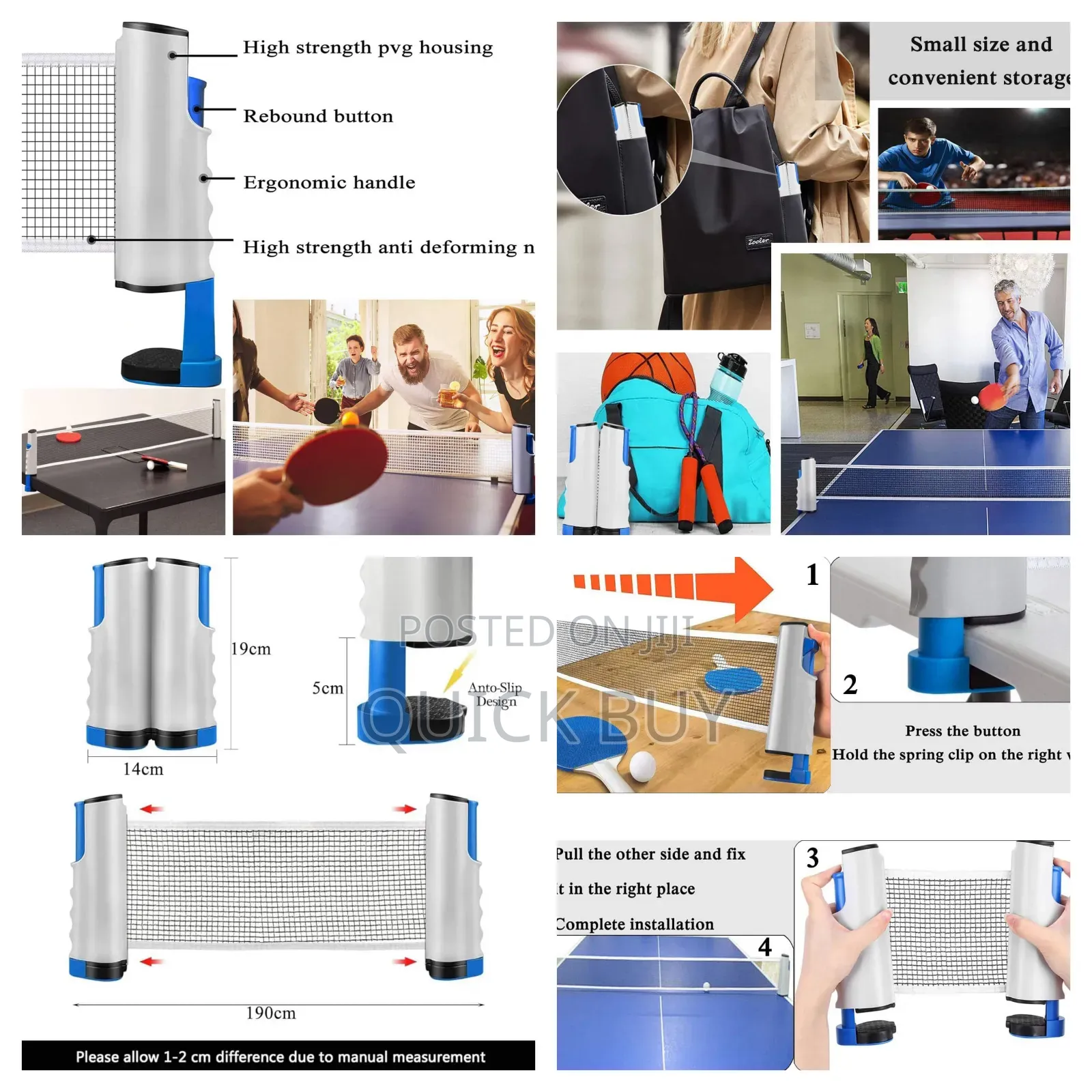 New Design Retractable Table Tennis Net